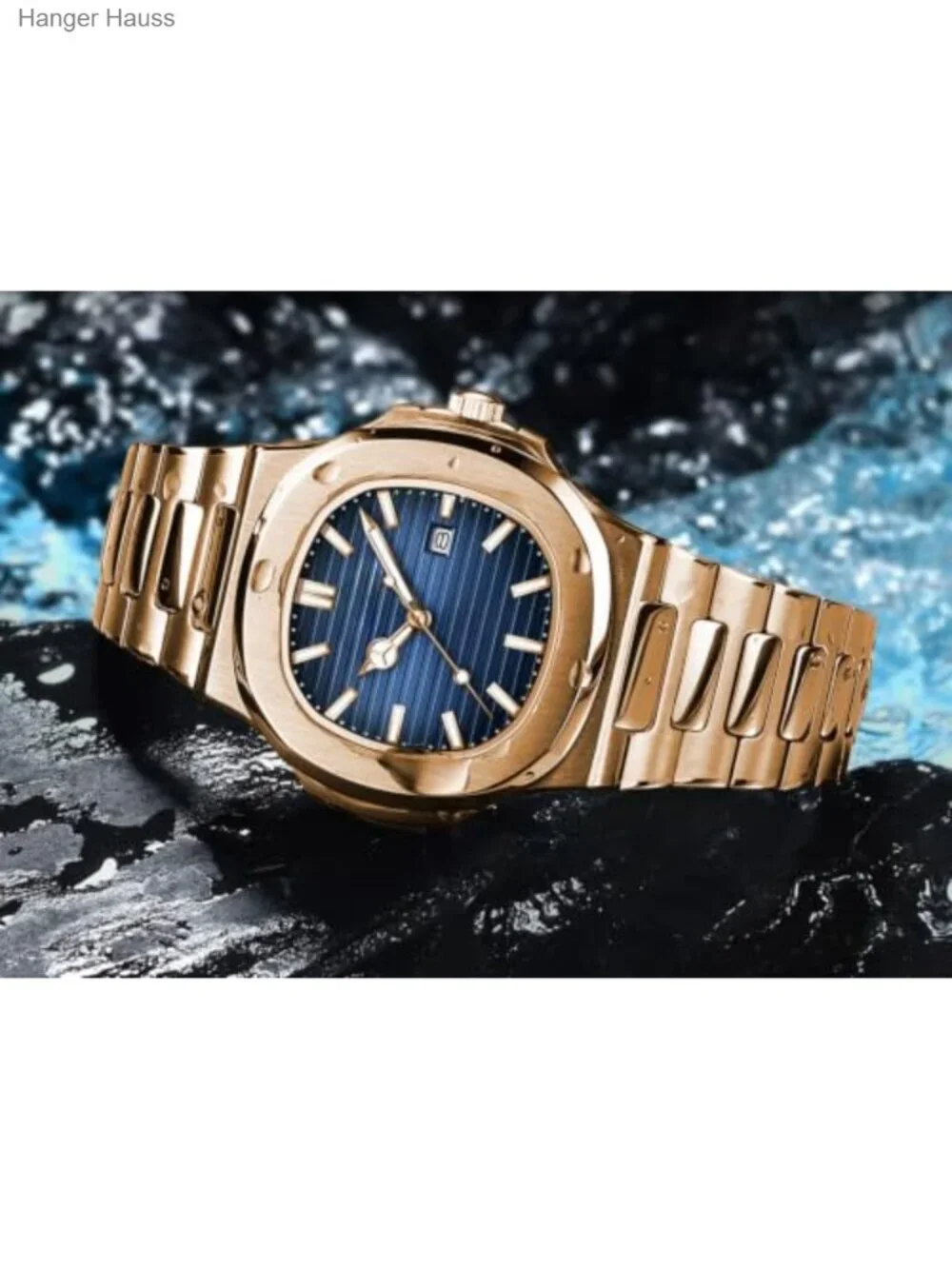 Men's Stainless Steel Quartz Watch Luminous Water Resistant Business